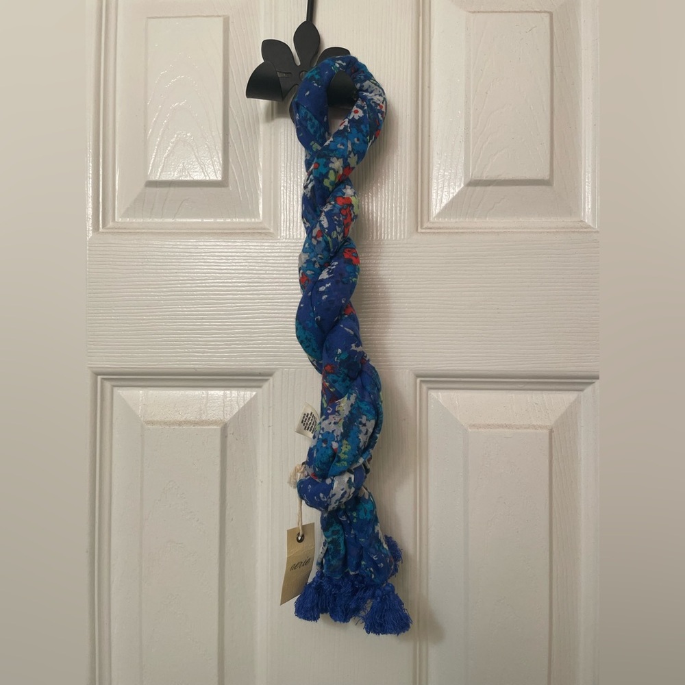 blue floral aerie scarf- new with tags!